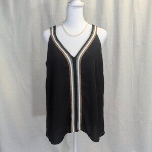 Promod Size 8 Black Tank Style Top